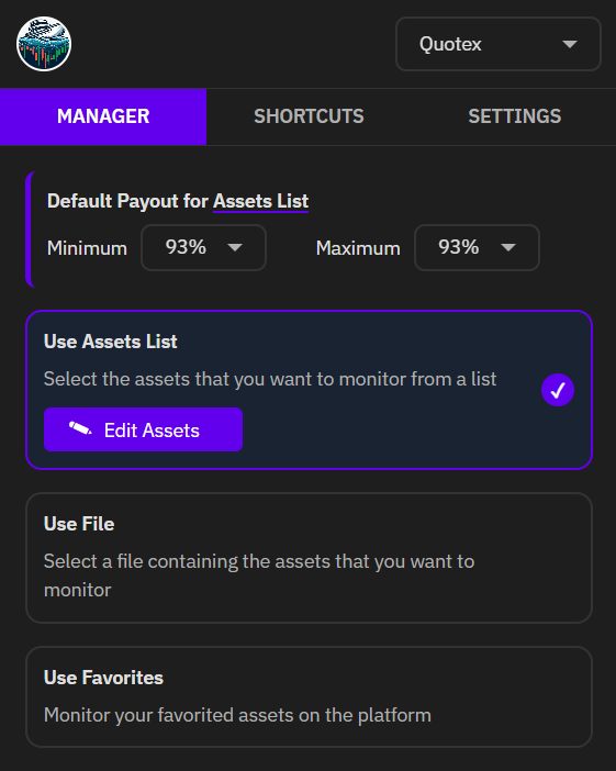 BOAT Extension Screen